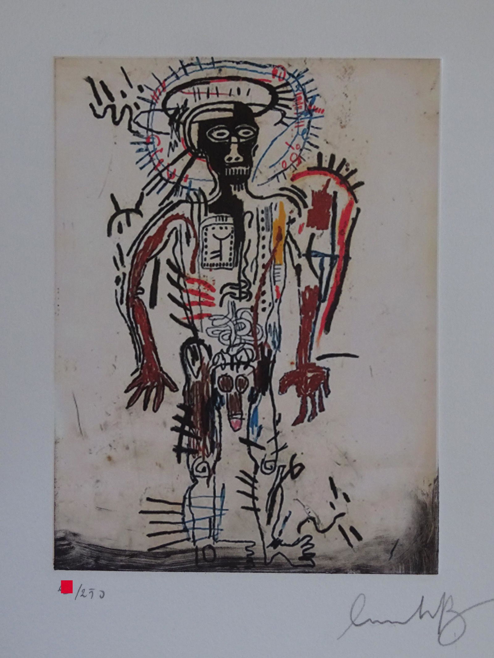 Jean-Michel Basquiat, gravure, hand signed (1 of 9)