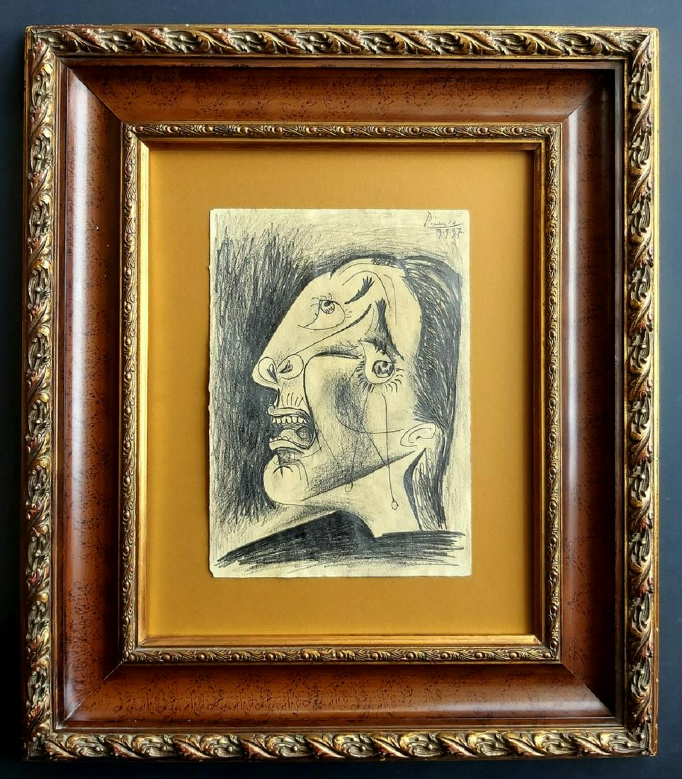 Pablo Picasso , drawing Hand signed (1 of 4)