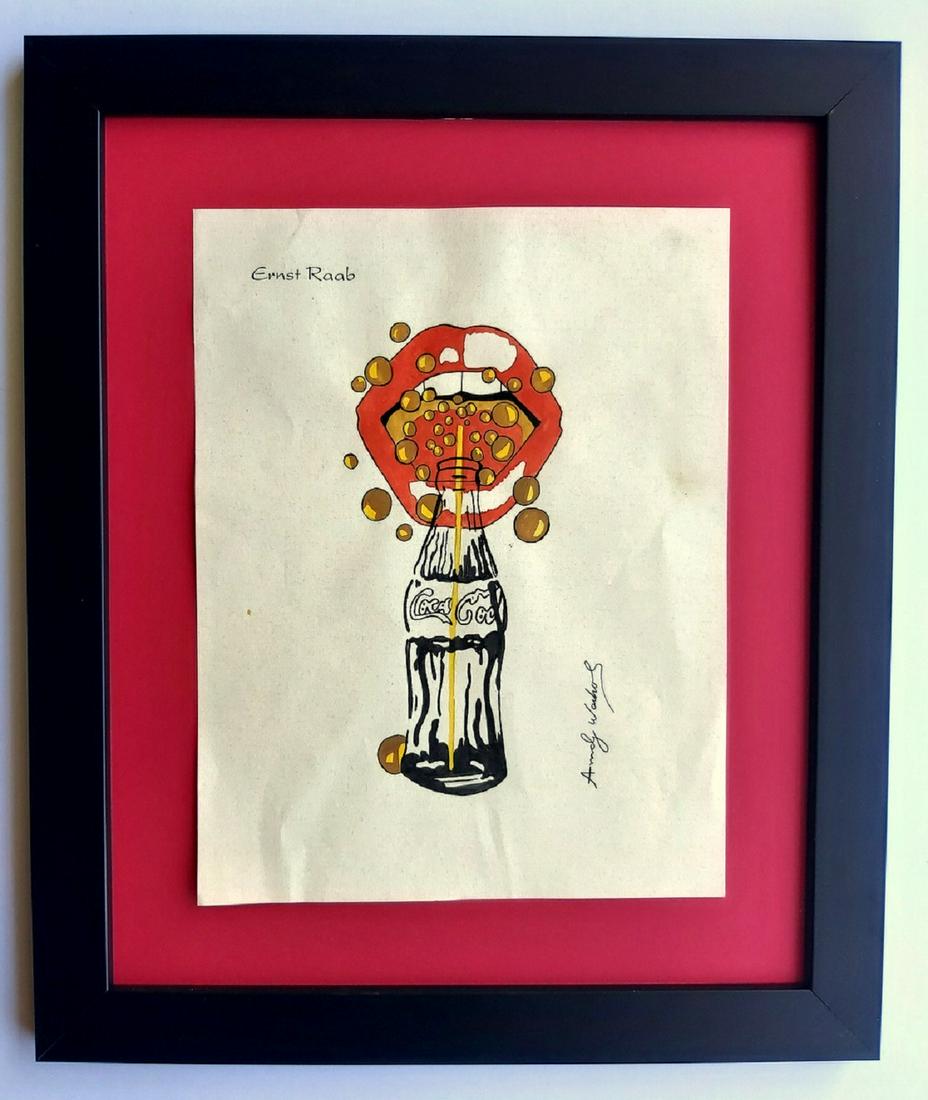Andy Warhol, signed drawing (1 of 4)
