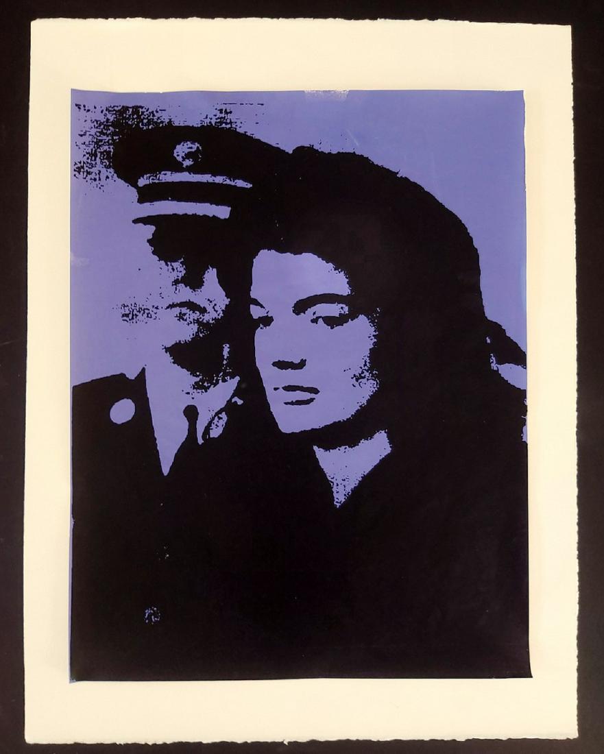 Andy Warhol, screen print poster , 54 x 41 cm (1 of 2)