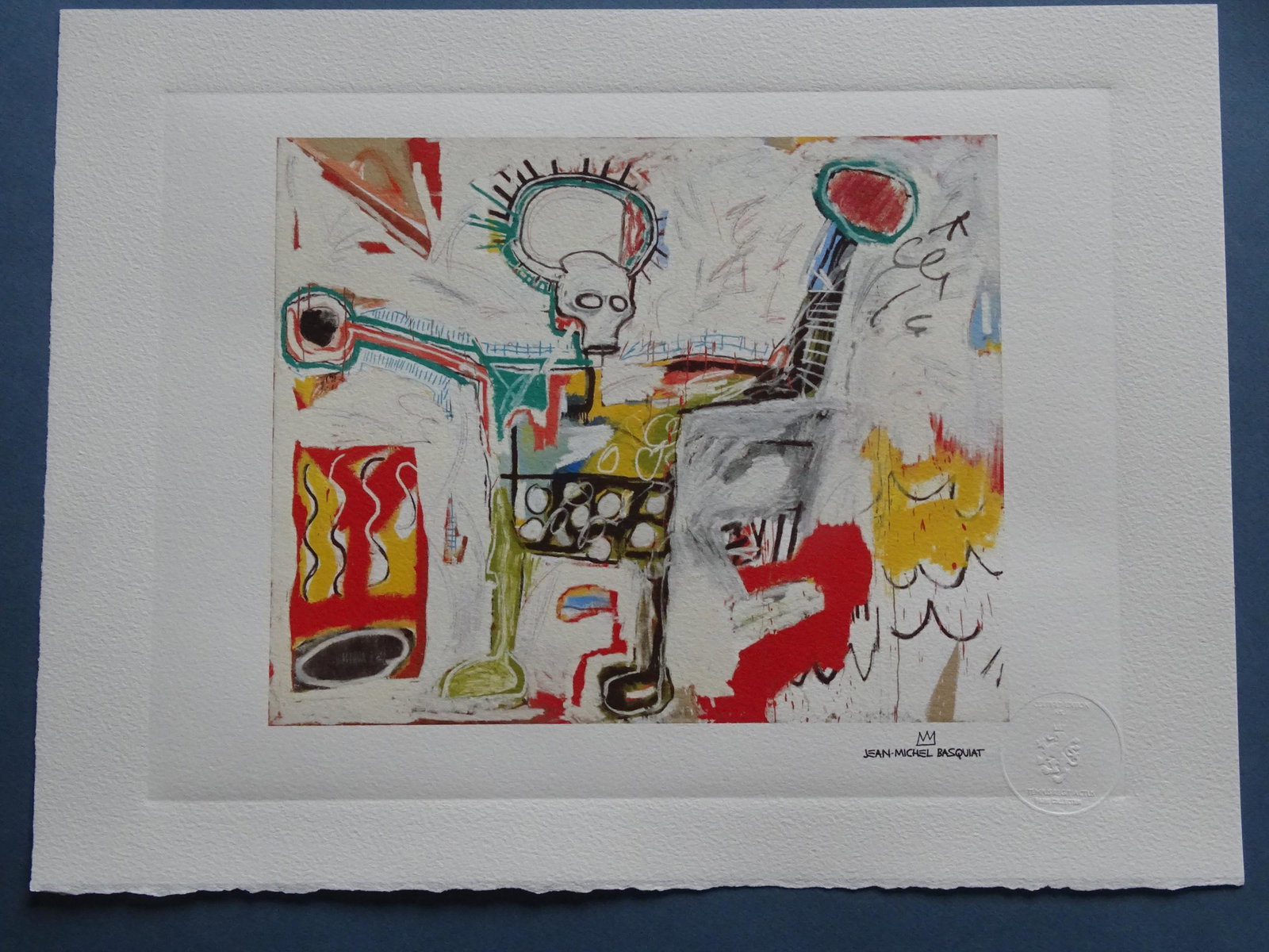 Jean-Michel Basquiat: Basquiat 38x28cm, embossed sealVery good condition