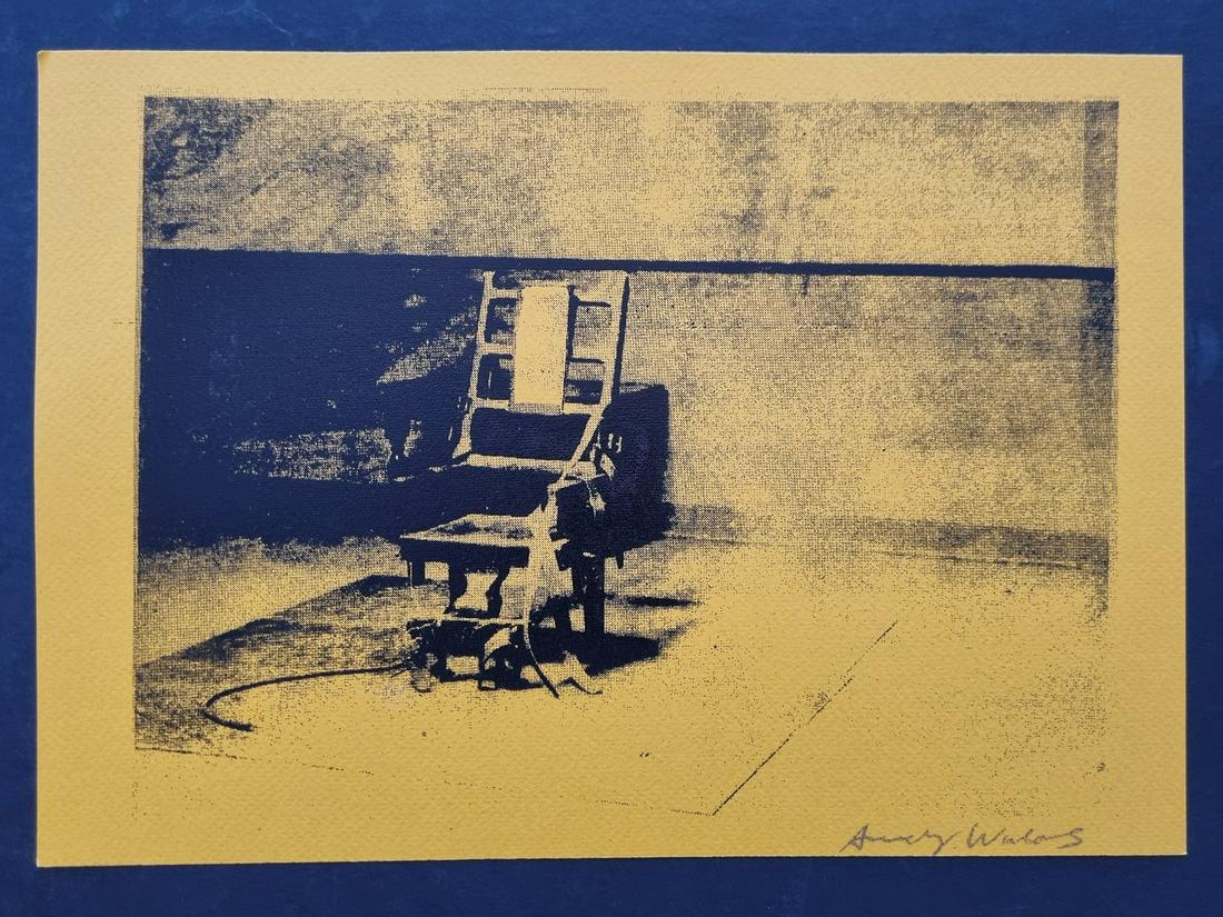 Andy Warhol, Limited edition silkscreen, sined (1 of 2)