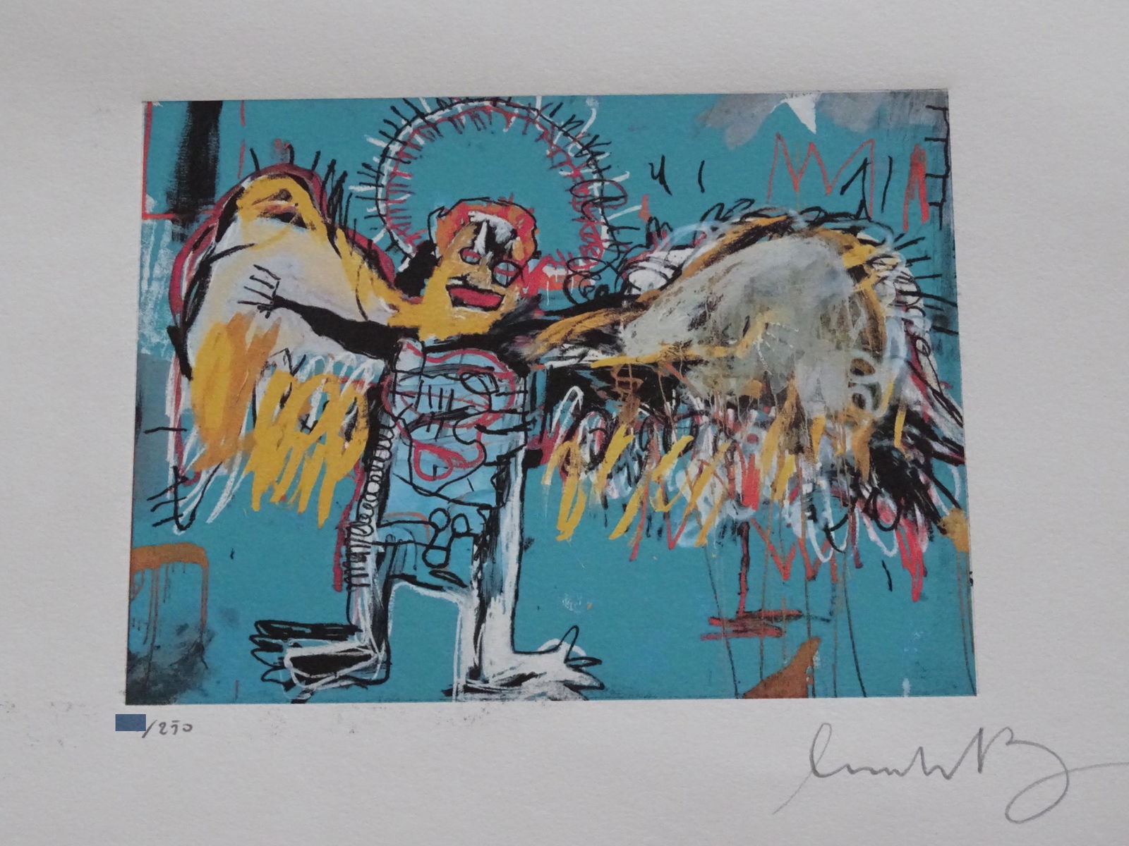 Jean-Michel Basquiat, gravure, hand signed (1 of 5)