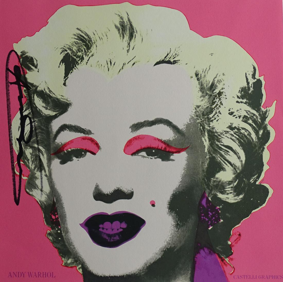 Andy Warhol - Marilyn, hand signed (1 of 8)