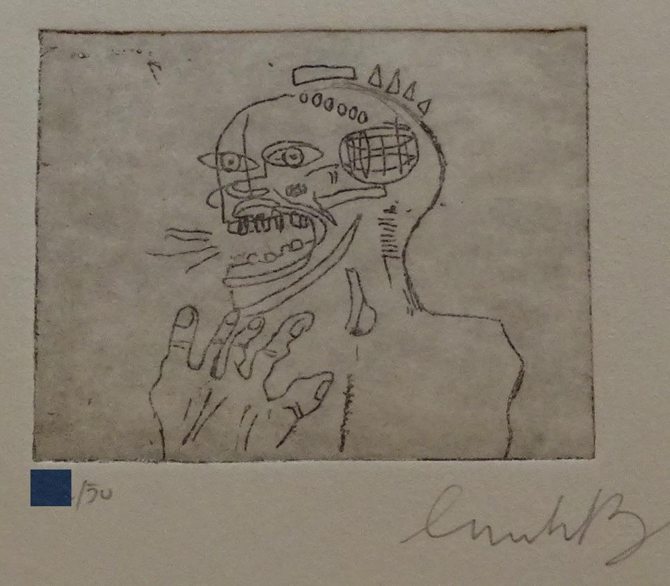 Jean-Michel Basquiat, gravure, hand signed (1 of 7)