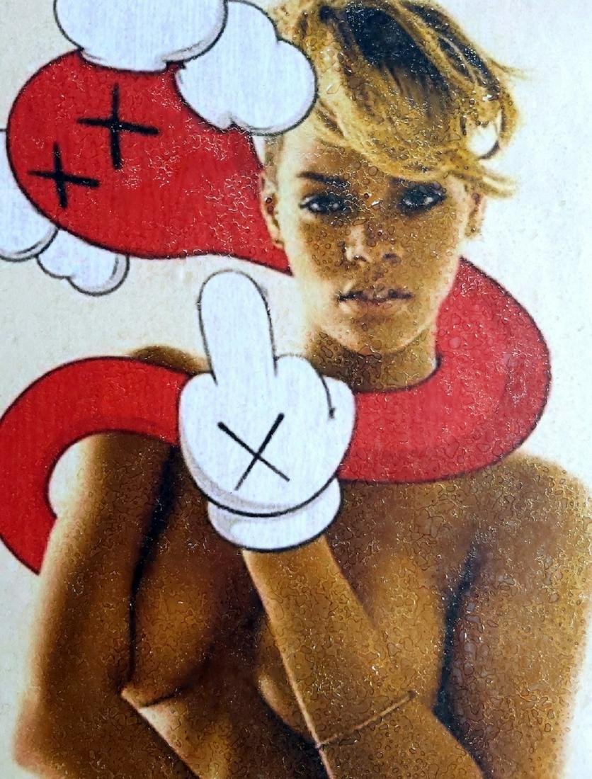 KAWS, Rihanna', by Fairchild Paris, Signed, limited (1 of 7)