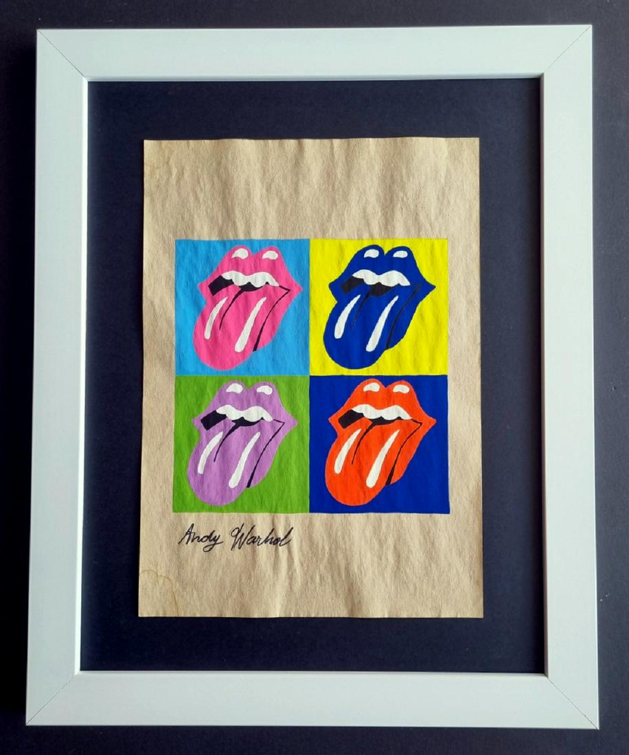 Andy Warhol Drawing On Paper Signed (1 of 3)