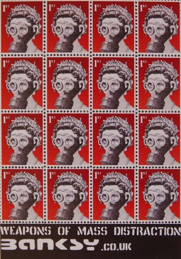 BANKSY ORIGINAL 'WEAPONS OF MASS DISTRACTION' 2001 (1 of 10)