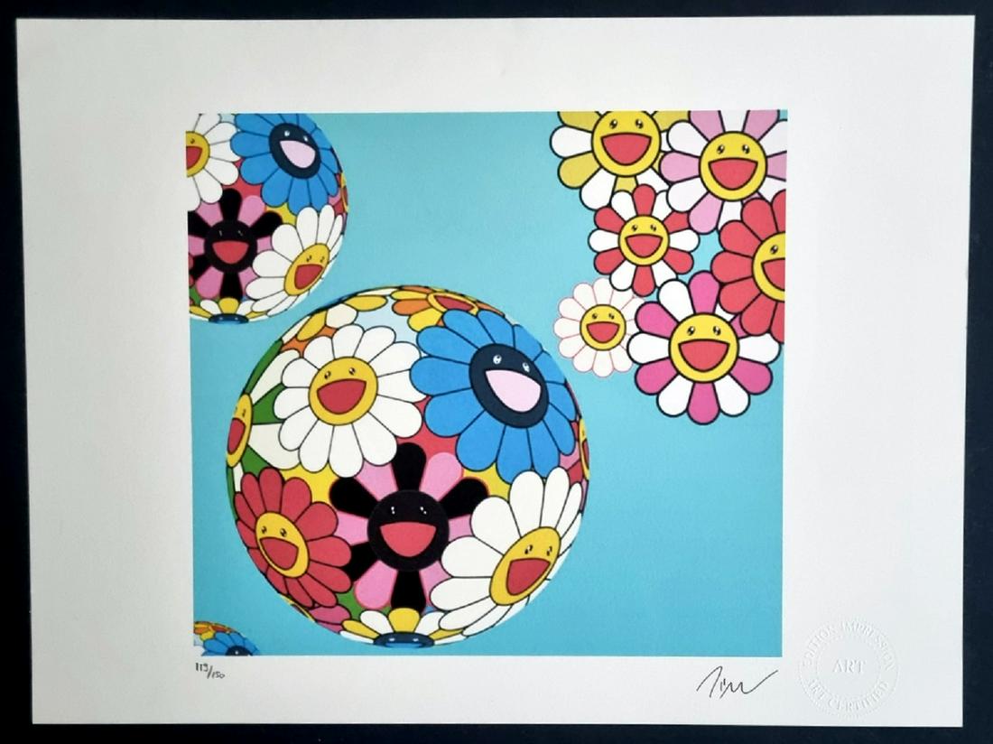 Murakami Takashi , Lithograph, certificate (1 of 5)