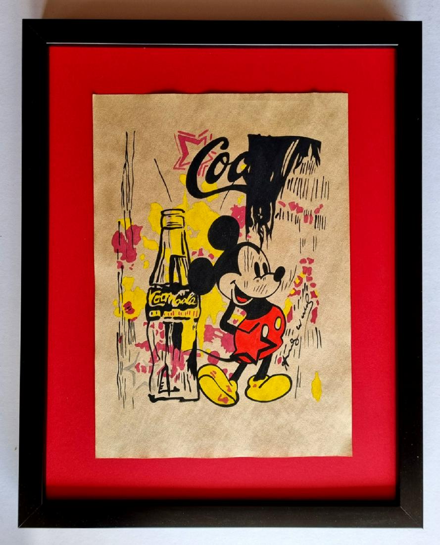 Andy Warhol, signed drawing (1 of 2)