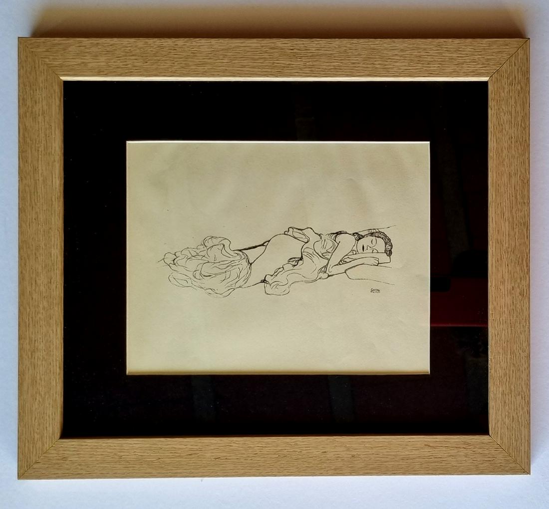 Gustav Klimt - drawing signed (1 of 3)