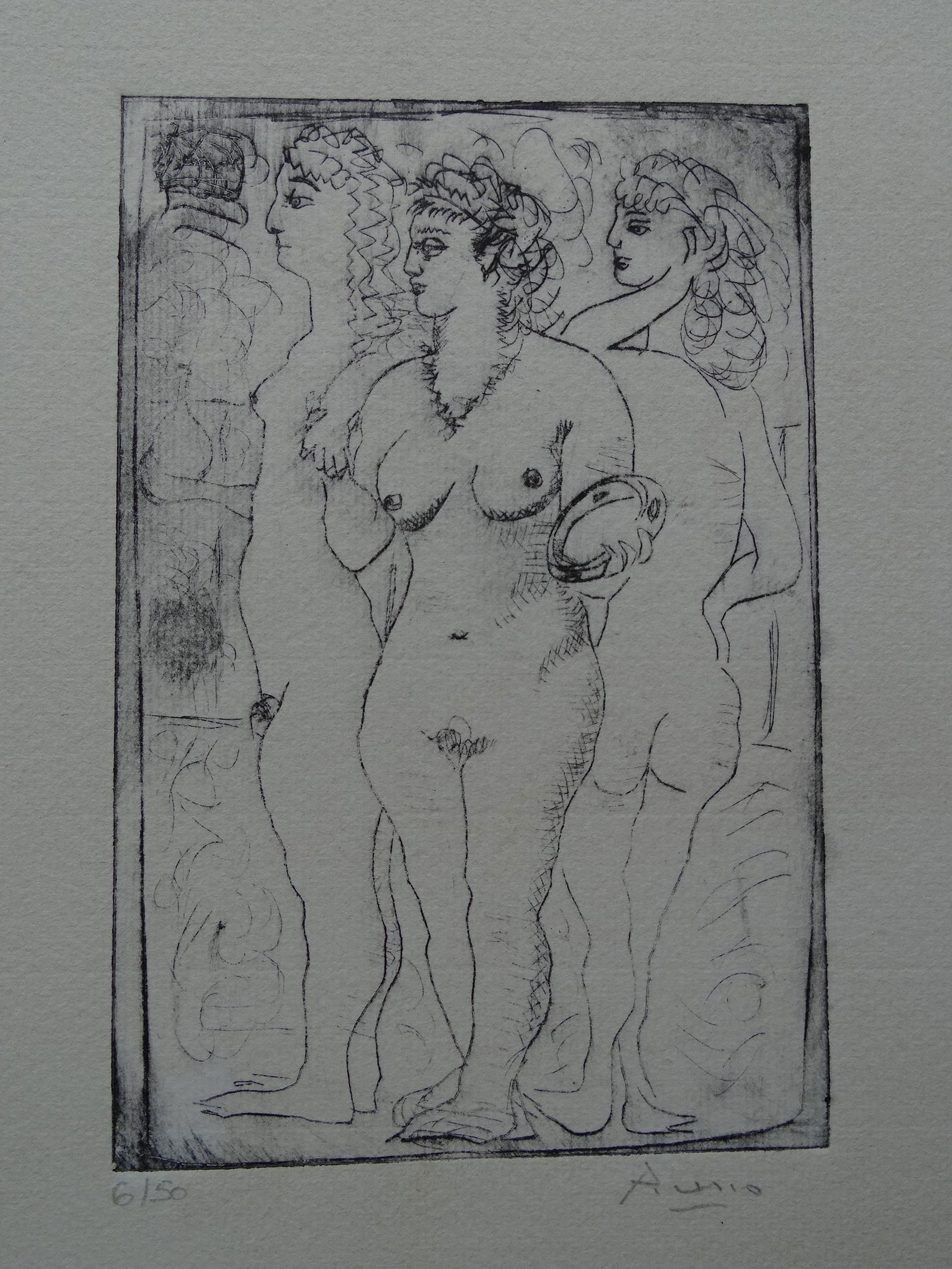 Pablo Picasso, gravure, hand signed (1 of 8)