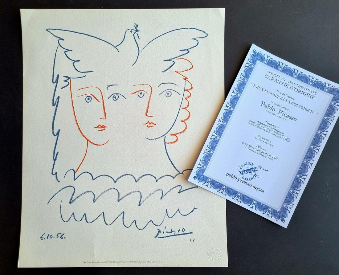 Pablo Picasso. Signed Original Lithograph Coa (1 of 7)
