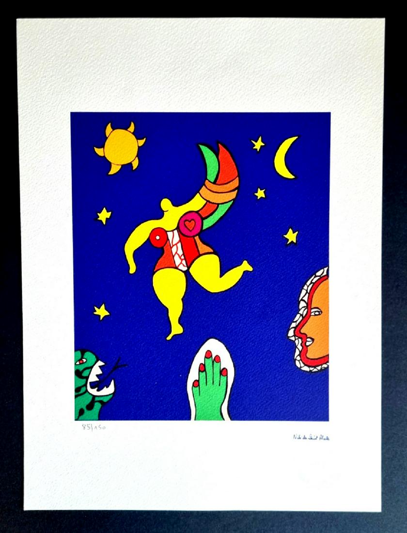 NIKI DE SAINT PHALLE ,LITHOGRAPHIE SIGNED , COA (1 of 4)