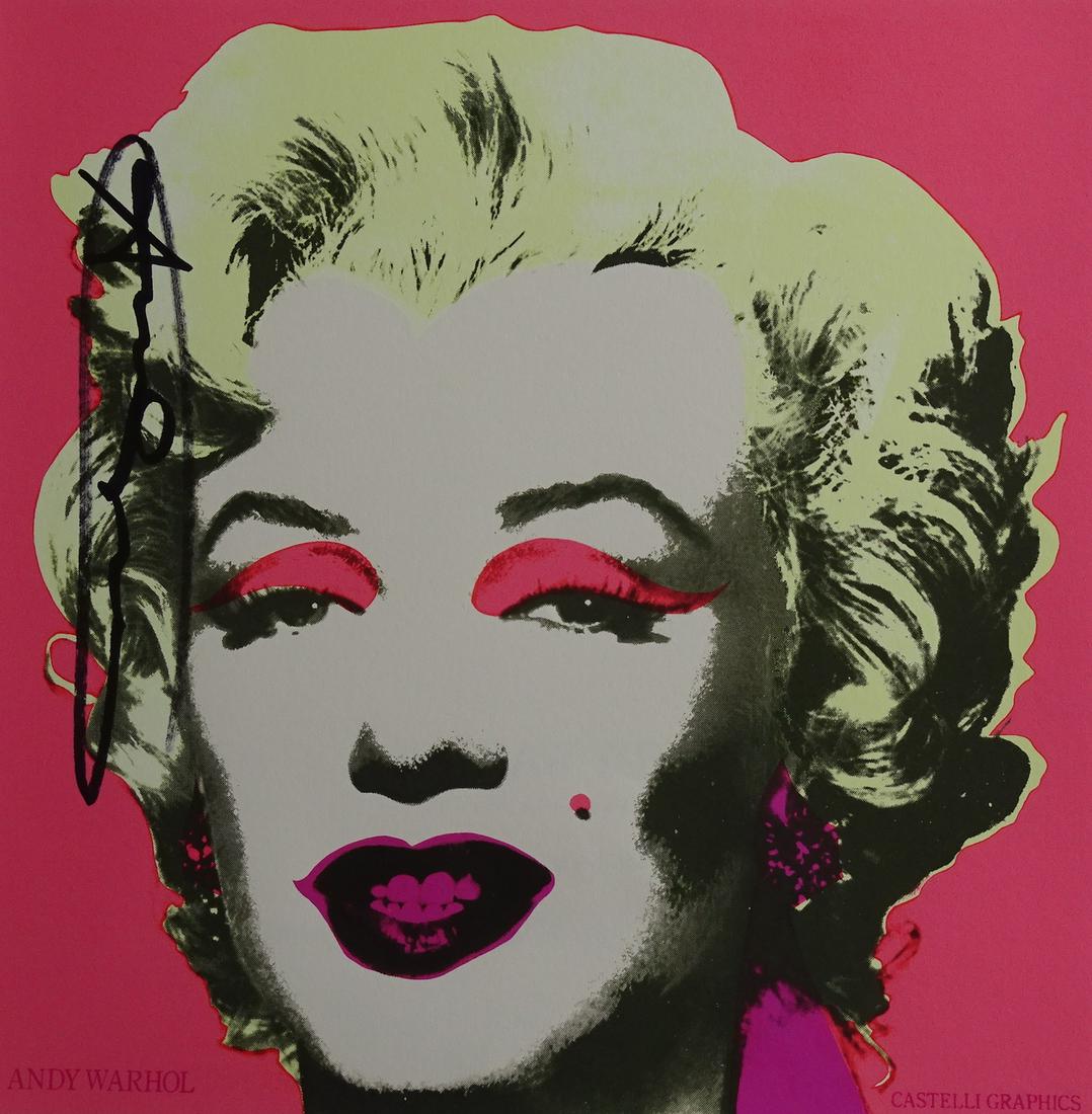 Andy Warhol - Marilyn, hand signed (1 of 12)