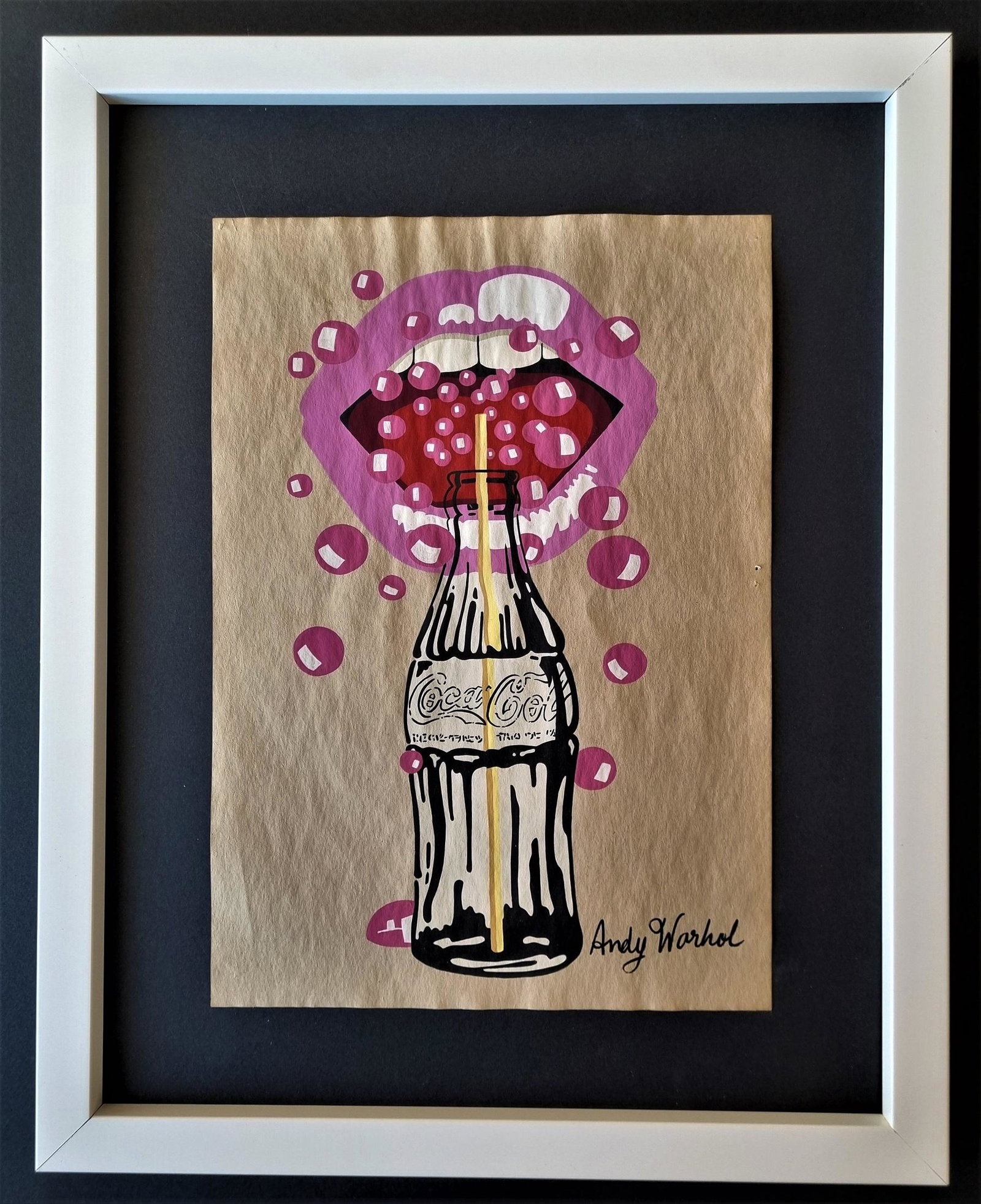 ANDY WARHOL, SIGNED DRAWING (1 of 3)