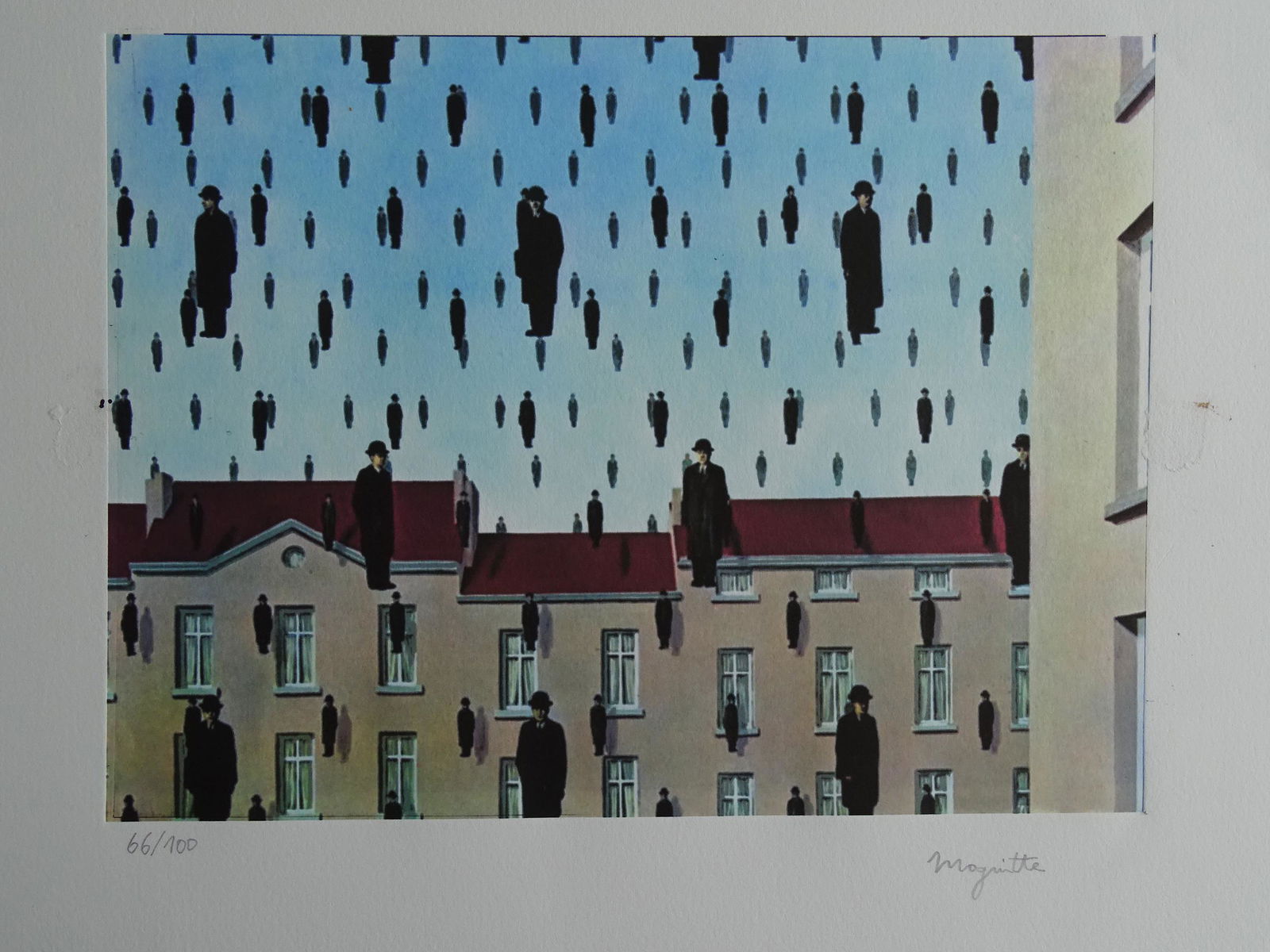 Rene Magritte, gravure, hand signed (1 of 10)