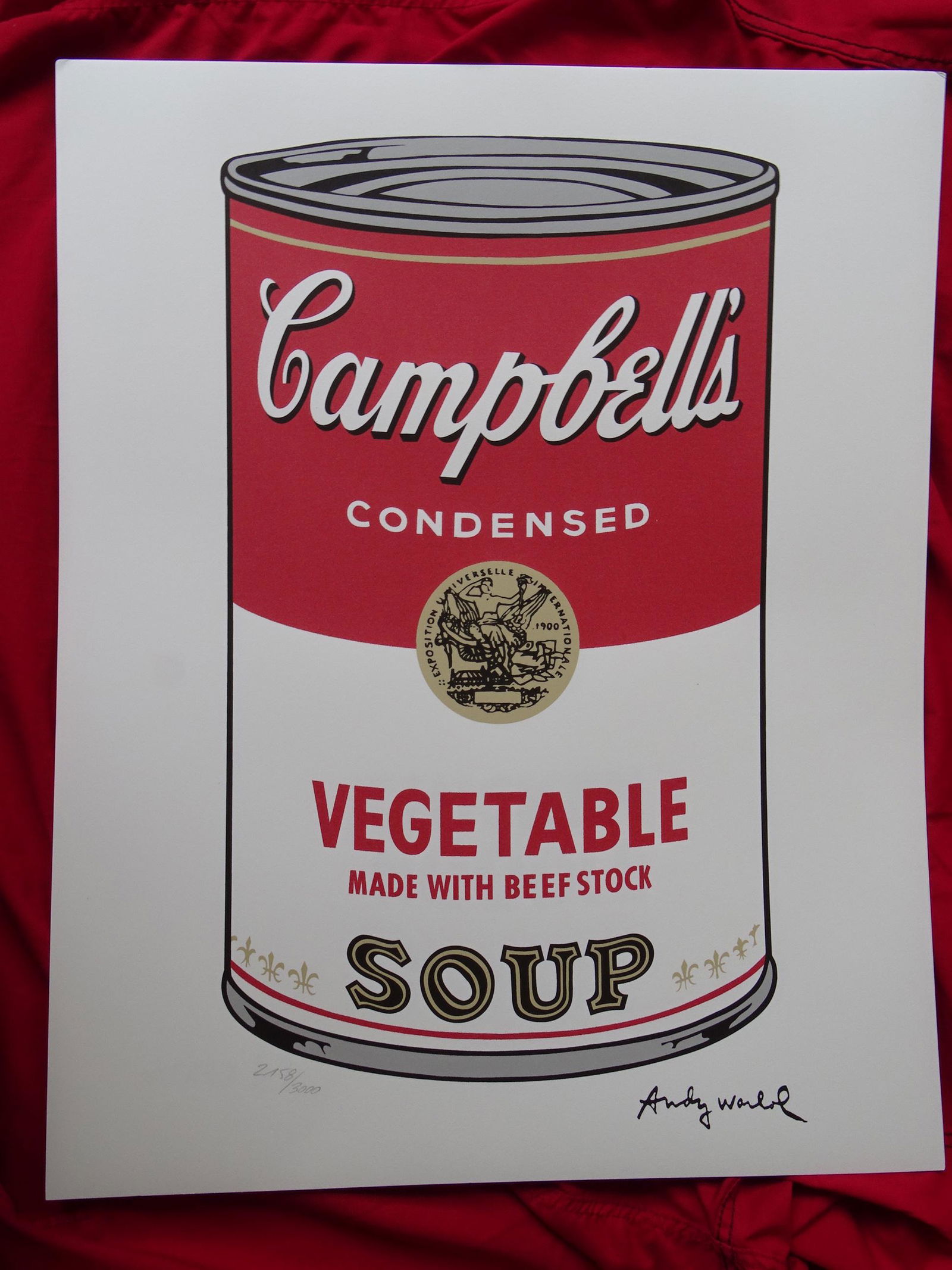 ANDY WARHOL CAMPBELLS TOMATO (1 of 3)