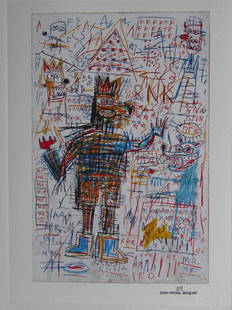 Jean-Michel Basquiat: Basquiat 38x28cm, embossed sealVery good condition