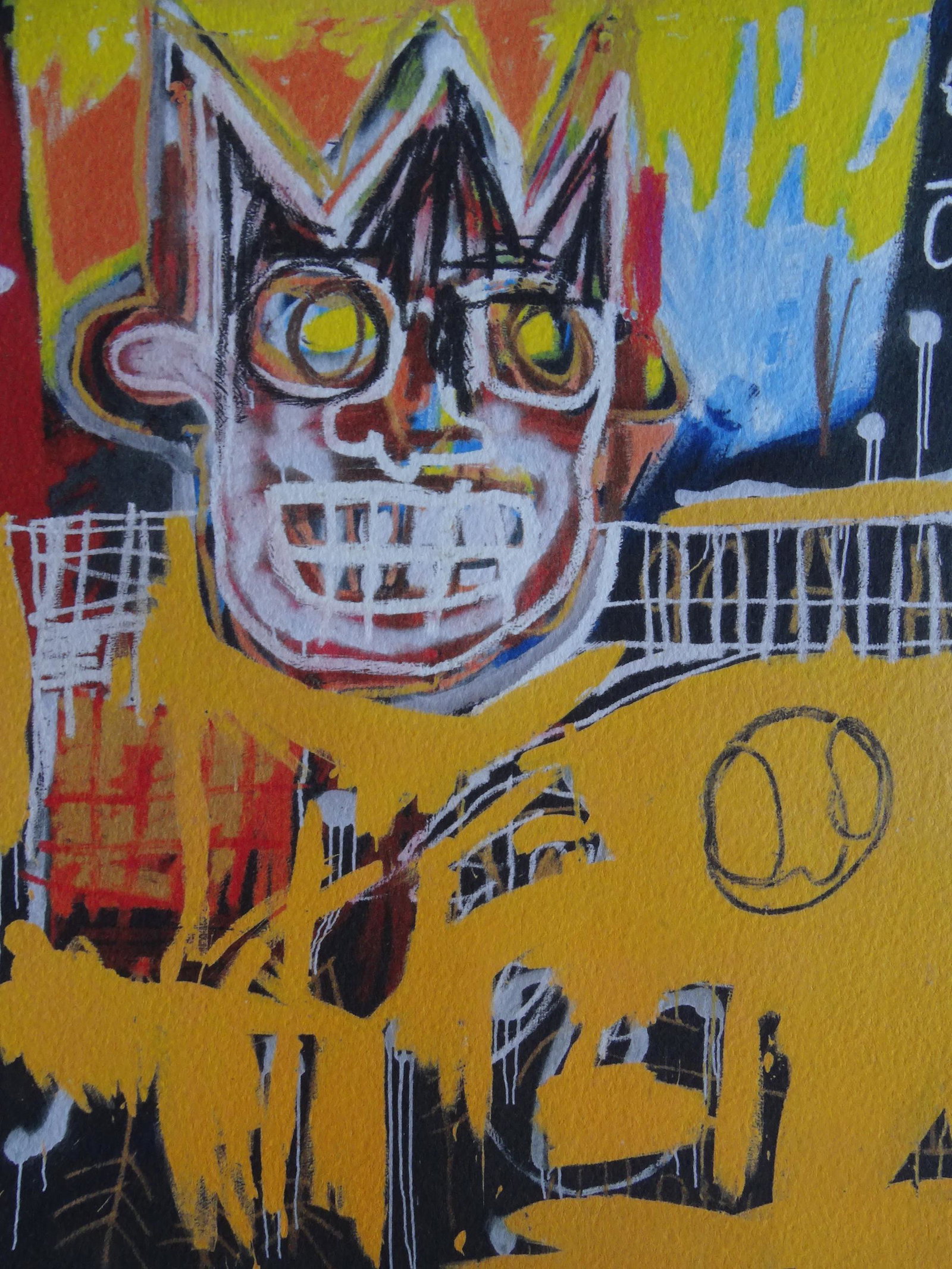 Jean-Michel Basquiat: Basquiat 38x28cm, embossed sealVery good condition