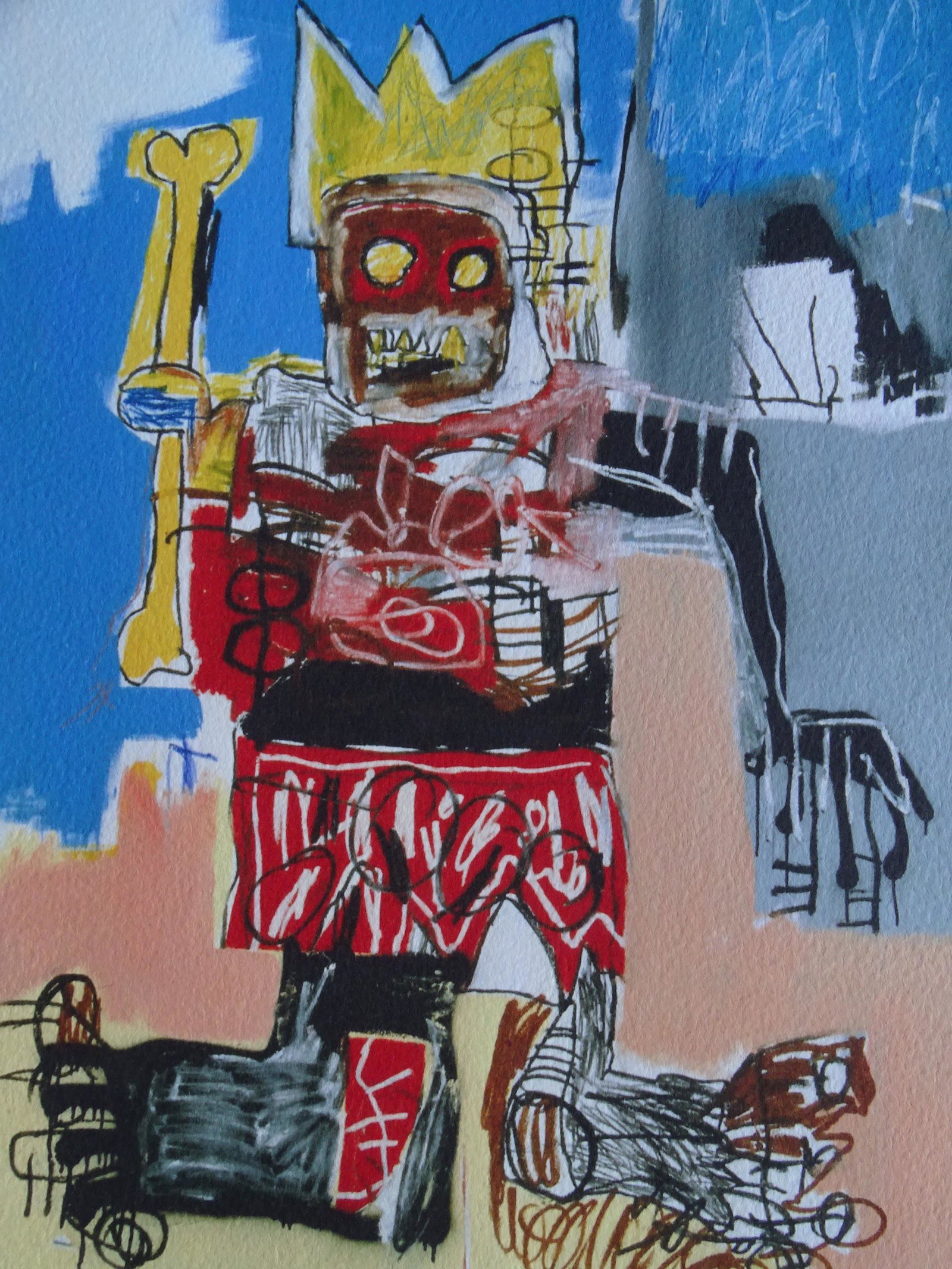 Jean-Michel Basquiat: Basquiat 38x28cm, embossed sealVery good condition