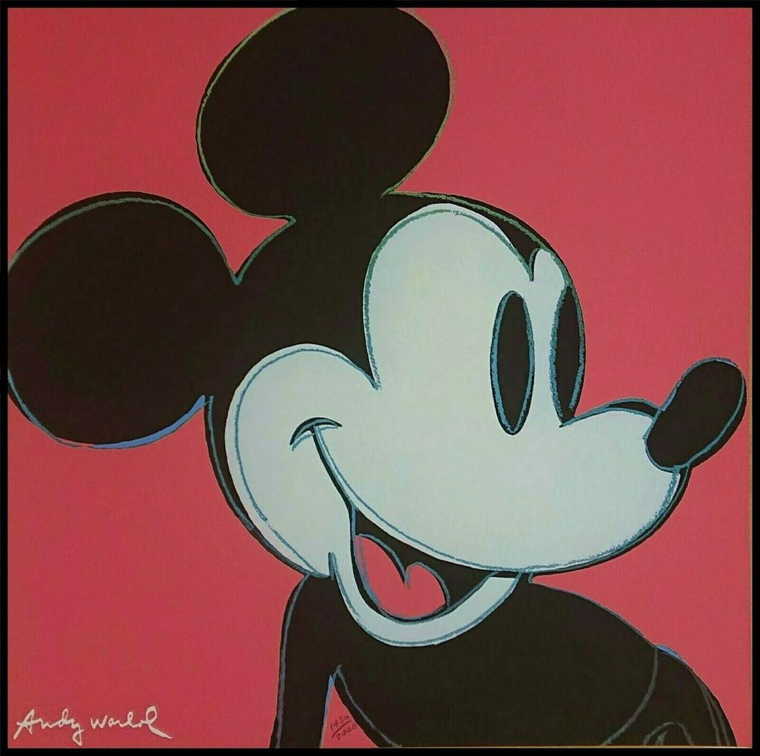 ANDY WARHOL , Mickey Mouse/2400 CMOA (1 of 4)