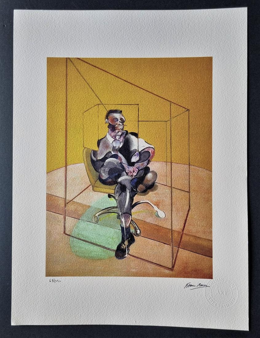 Francis Bacon, Lithograph, certificate (1 of 5)