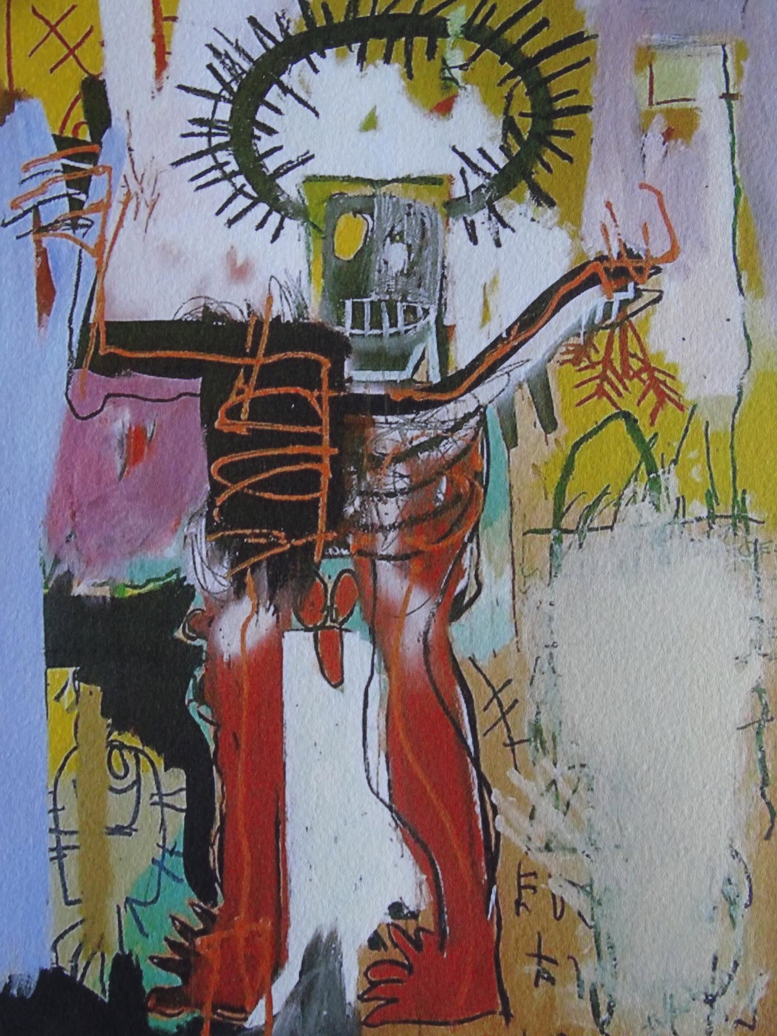Jean-Michel Basquiat: Basquiat 38x28cm, embossed sealVery good condition