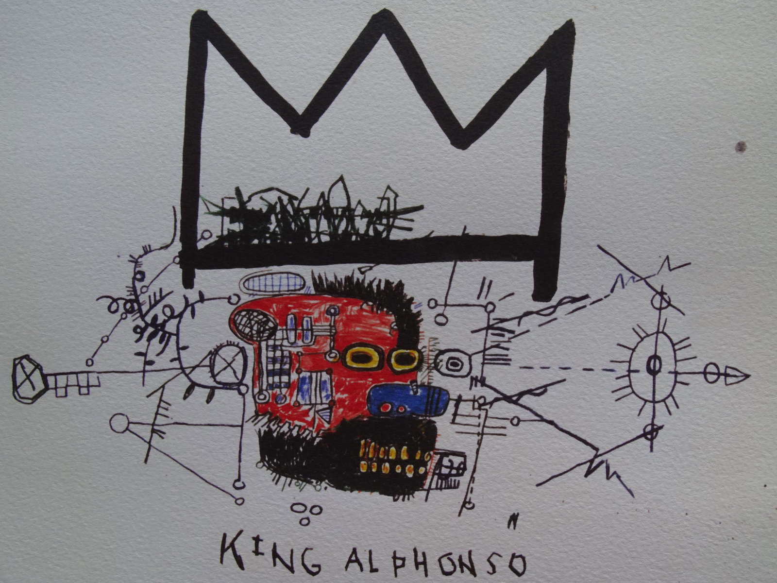 Jean-Michel Basquiat: Basquiat 38x28cm, embossed sealVery good condition