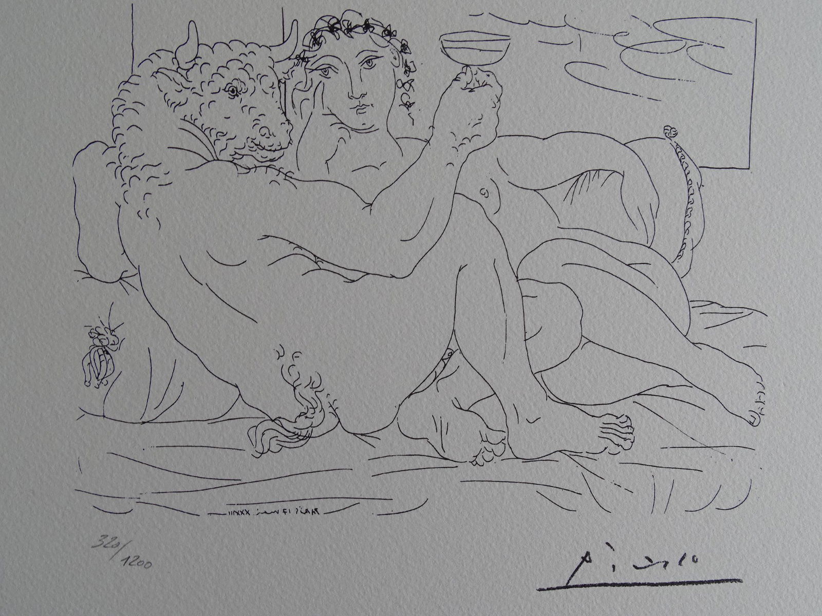PABLO PICASSO, SPADEM, SIGNED AND HAND NUMBERED (1 of 4)