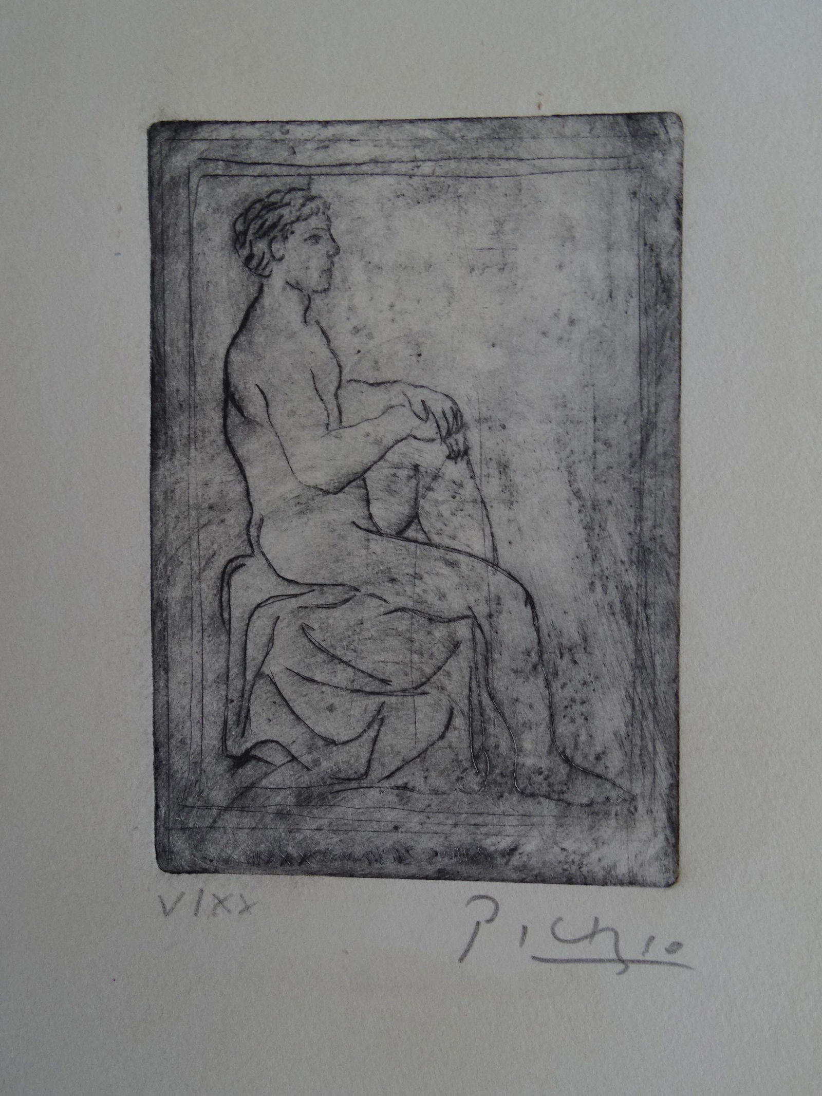 Pablo Picasso, gravure, hand signed (1 of 7)