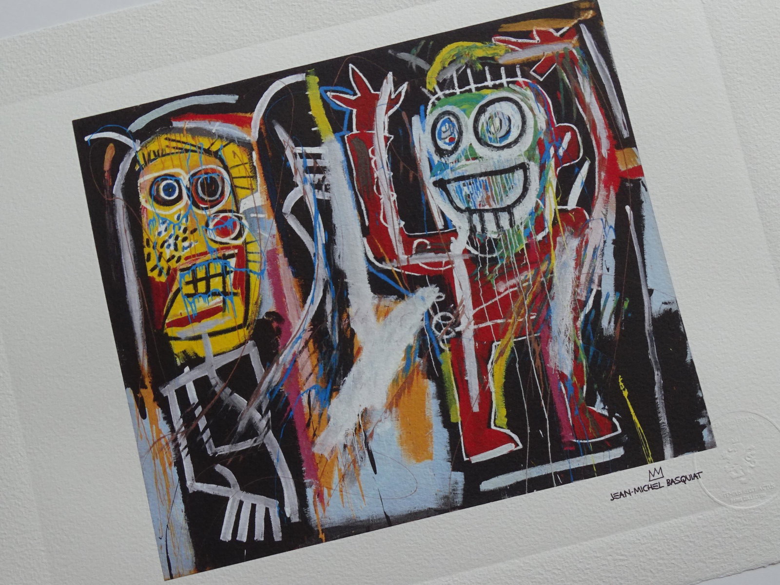 Jean-Michel Basquiat: Basquiat 38x28cm, embossed sealVery good condition