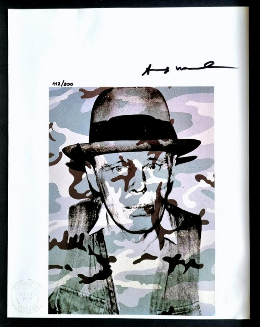 ANDY WARHOL 1986 ORIGINAL PRINT HAND SIGNED WITH (1 of 5)