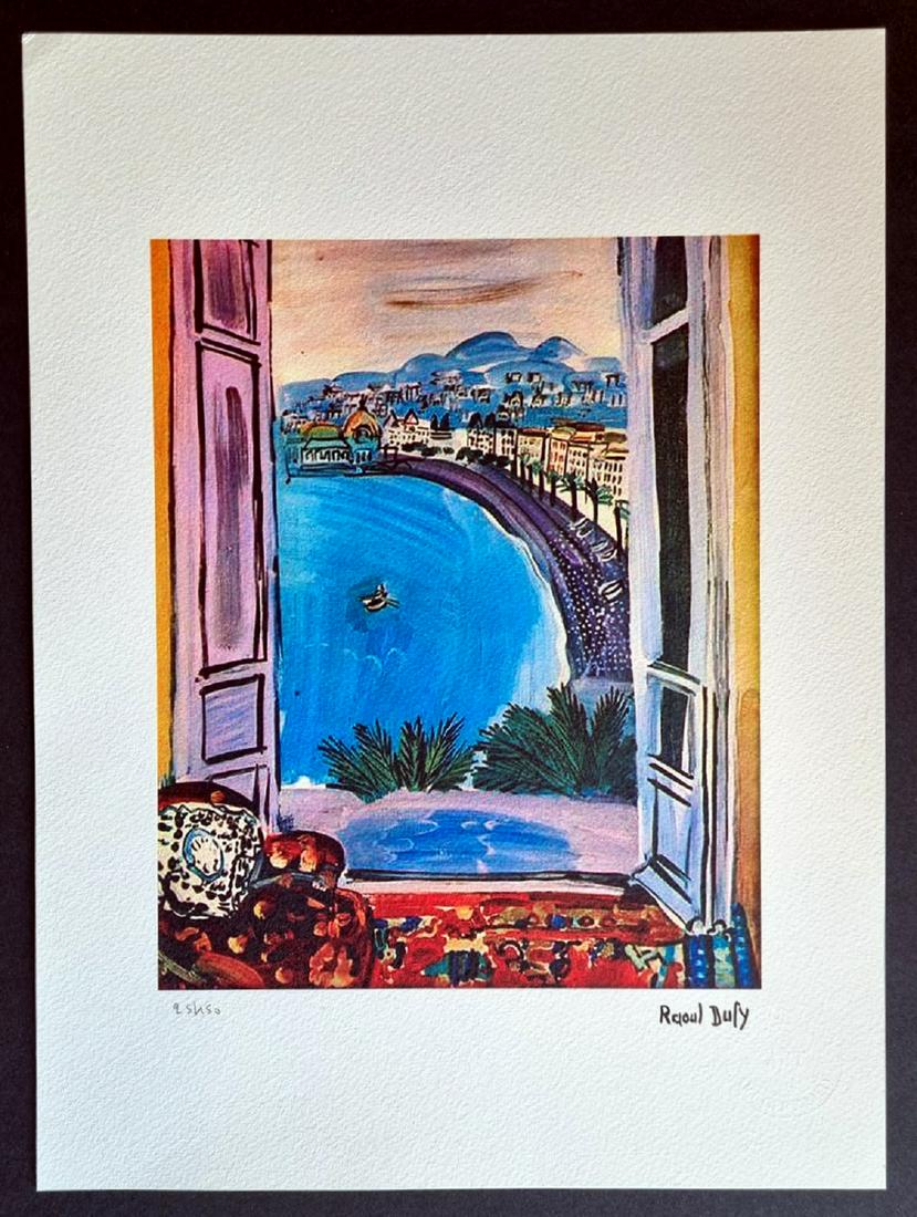 RAOUL DUFY ,LITHOGRAPHIE SIGNED , COA (1 of 4)