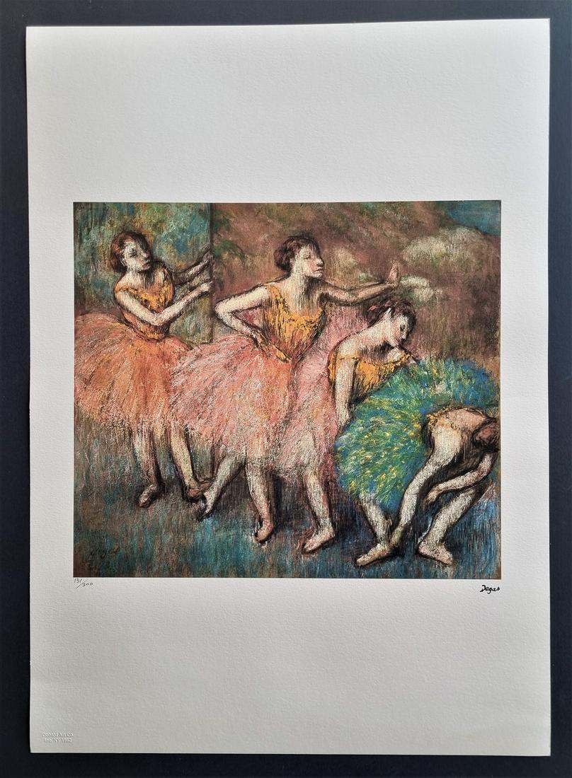 EDGAR DEGAS, 50 x 70 cm lithograph, limited edition (1 of 4)