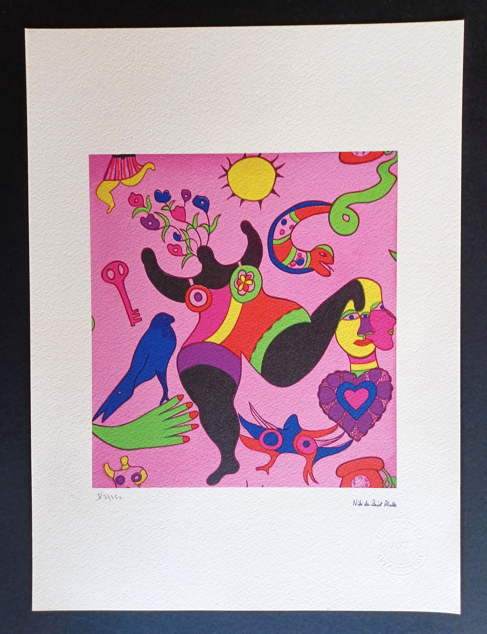 NIKI DE SAINT PHALLE ,LITHOGRAPHIE SIGNED , COA (1 of 5)