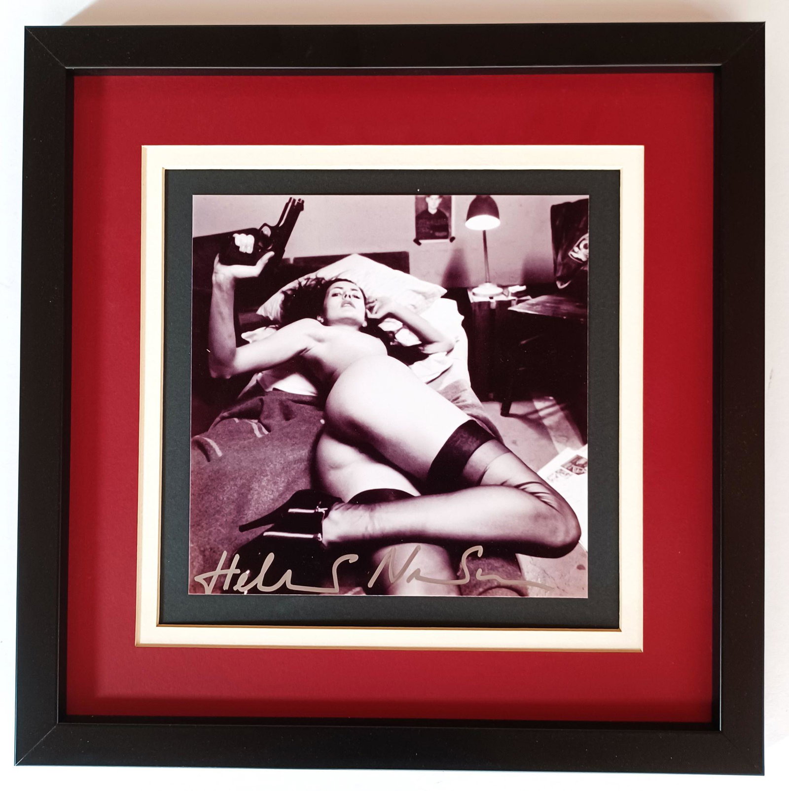 Helmut Newton, large photo (print), signed original (1 of 2)