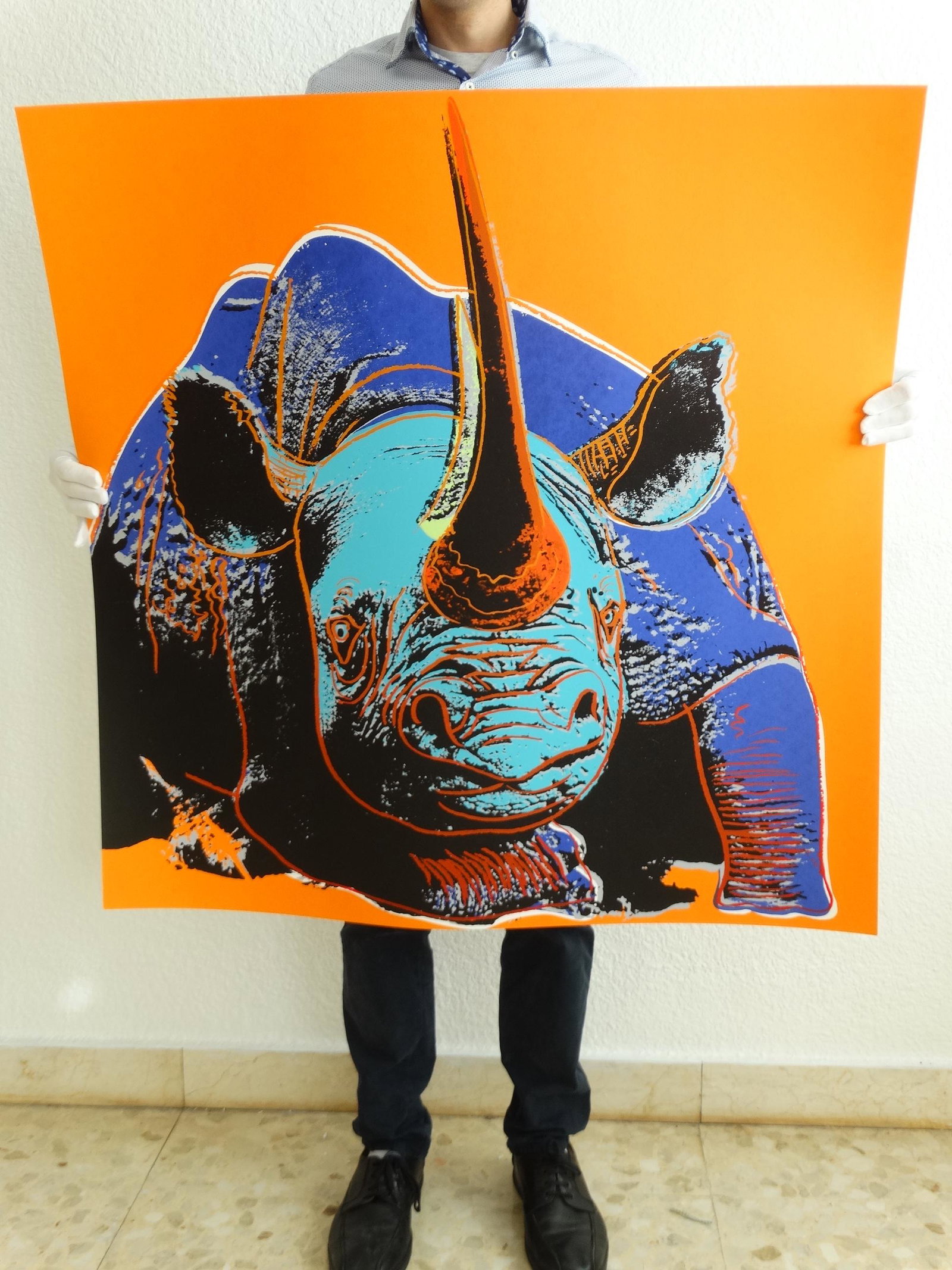 Andy Warhol, Rhino Screenprint (1 of 7)