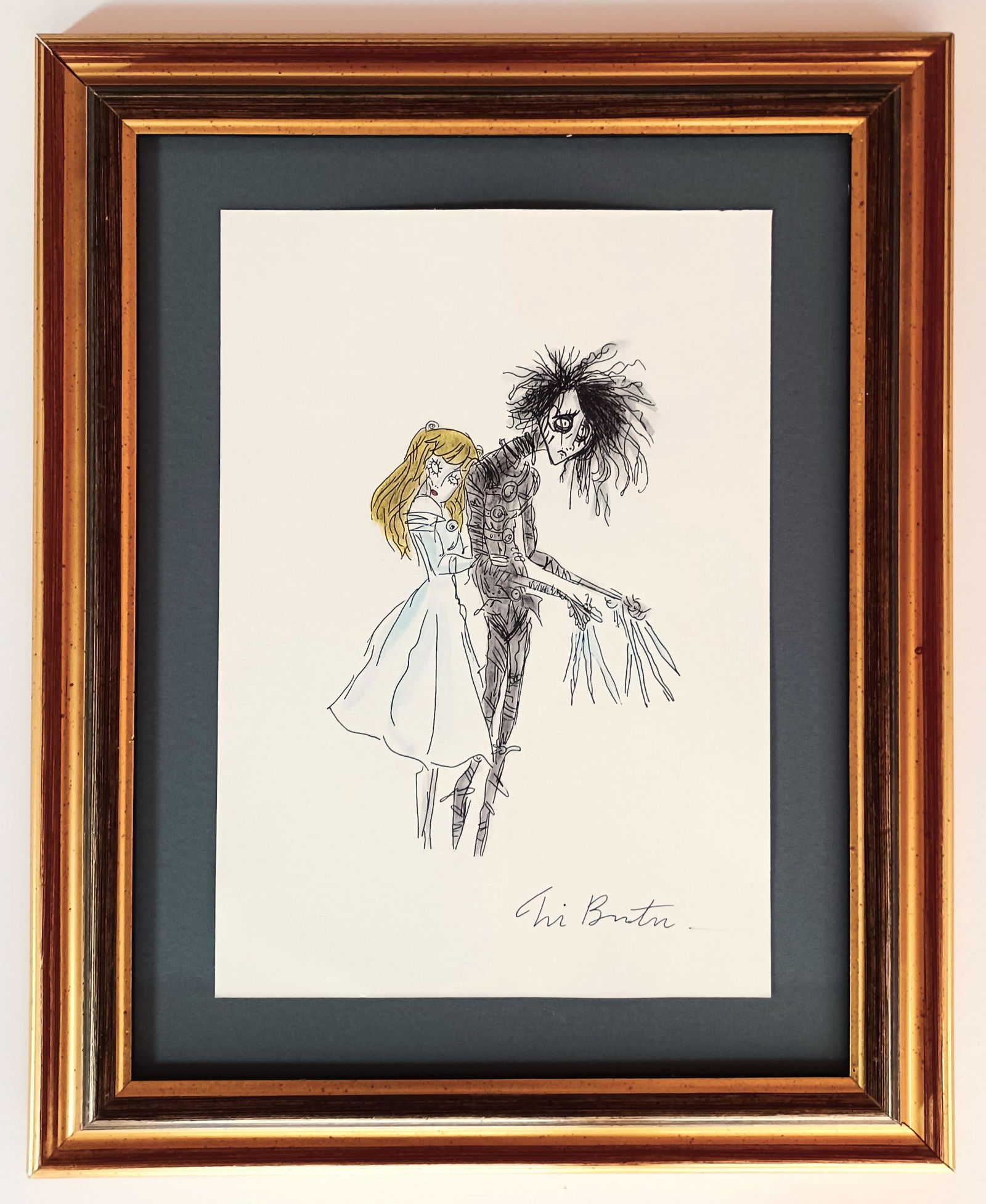 Tim Burton Weber, drawing  hand signed (1 of 2)