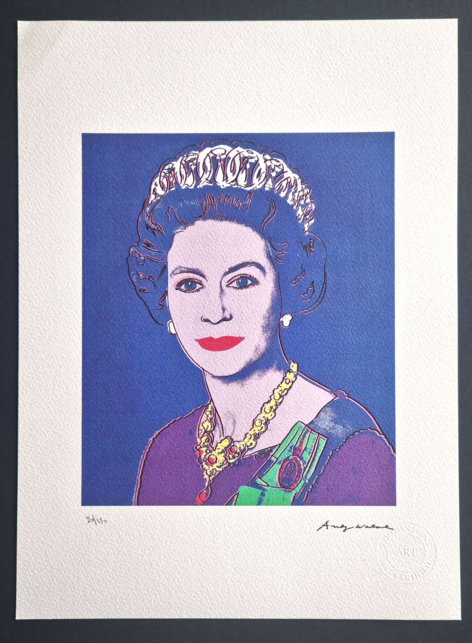 Andy Warhol, Lithographie Signed , numbered COA (1 of 4)