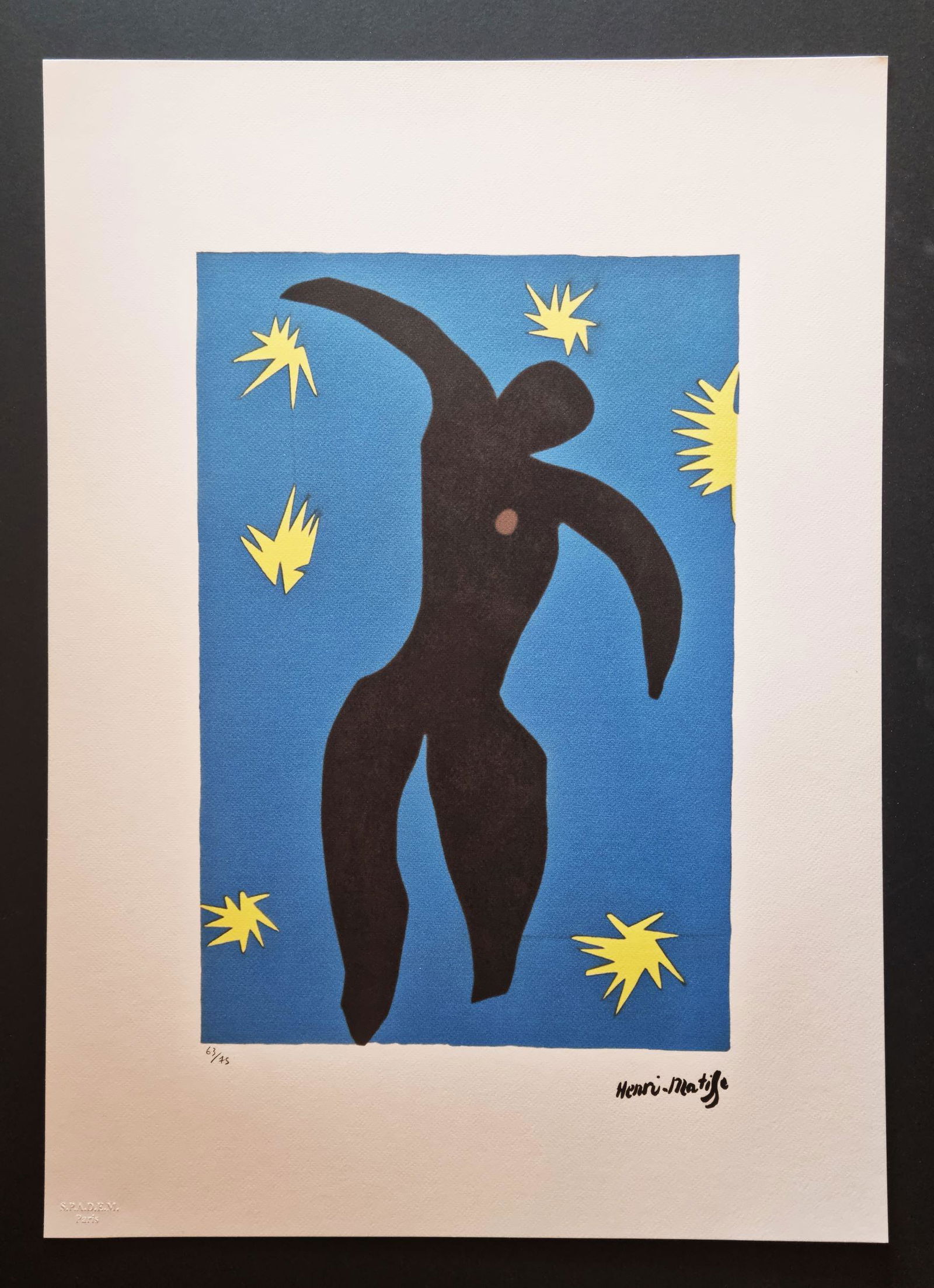 Henri MATISSE,, 50 x 70 cm, Signed, Limited (1 of 3)