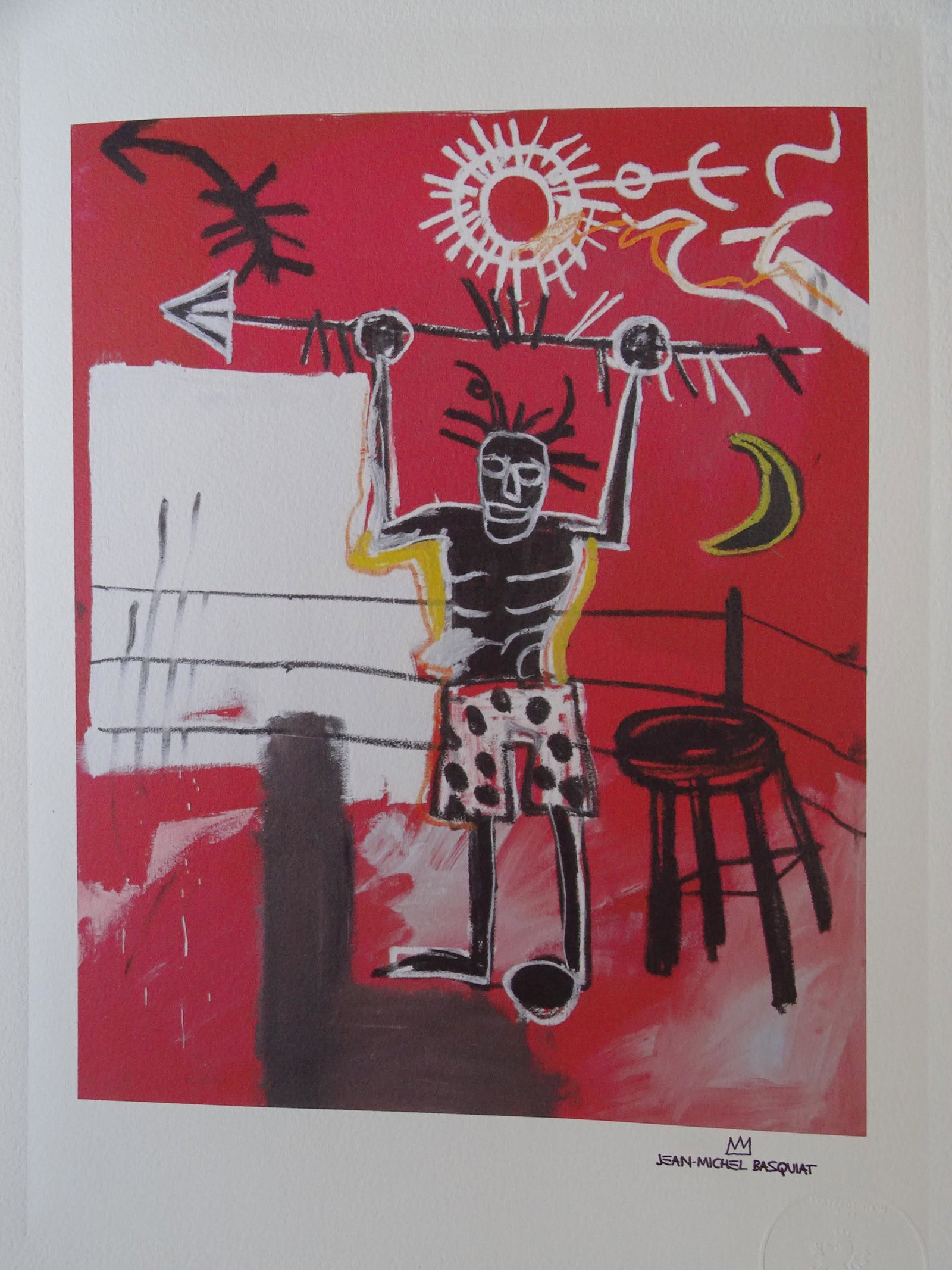 Jean-Michel Basquiat: Basquiat 38x28cm, embossed sealVery good condition