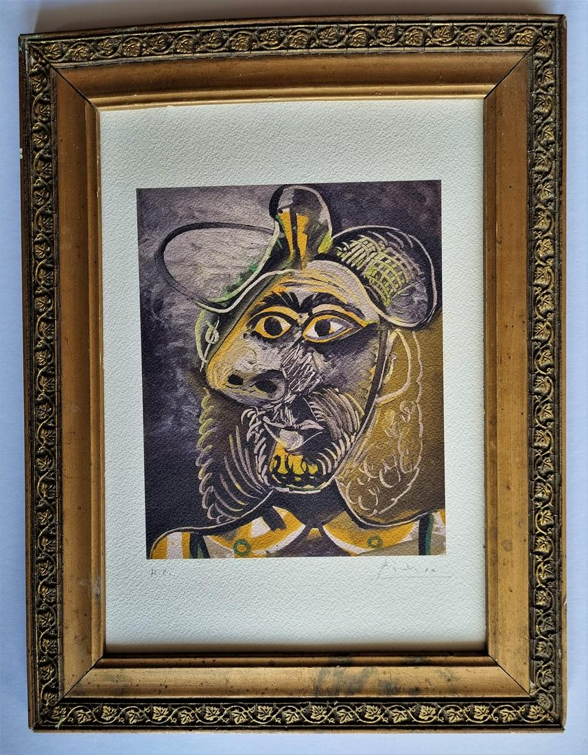 Pablo Picasso , Lithograph signed by hand (1 of 3)