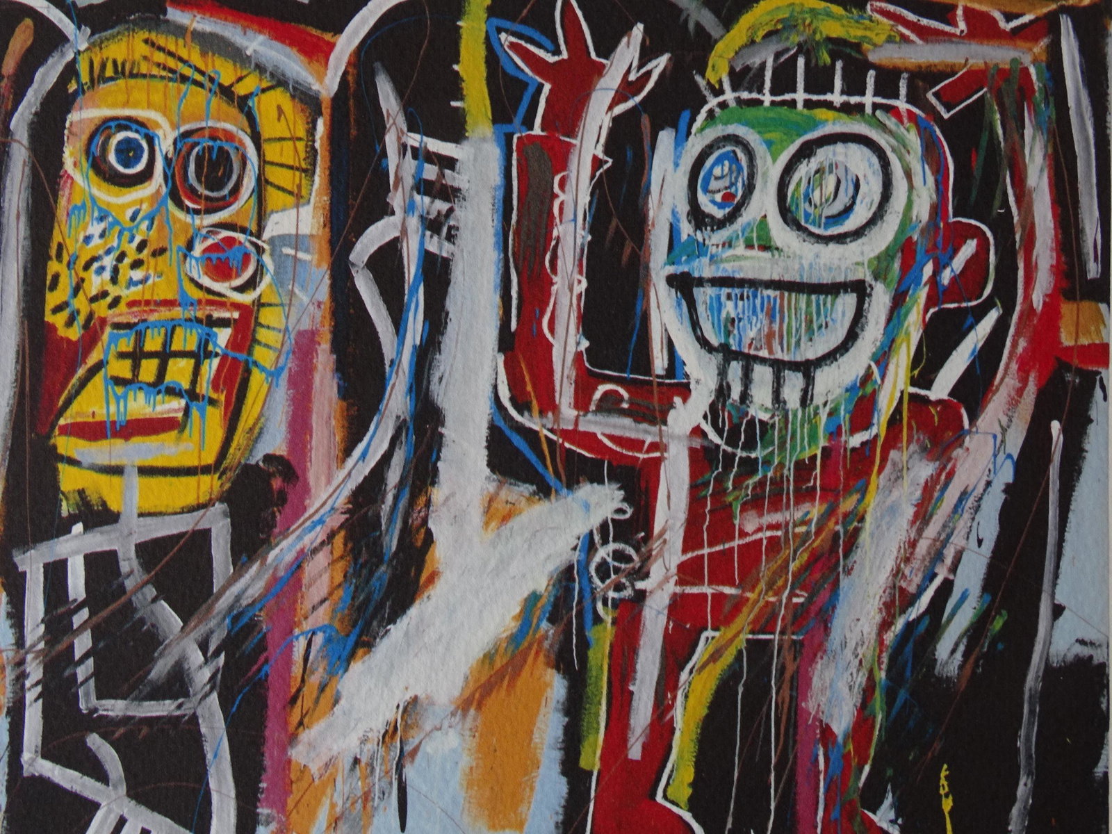 Jean-Michel Basquiat: Basquiat 38x28cm, embossed sealVery good condition