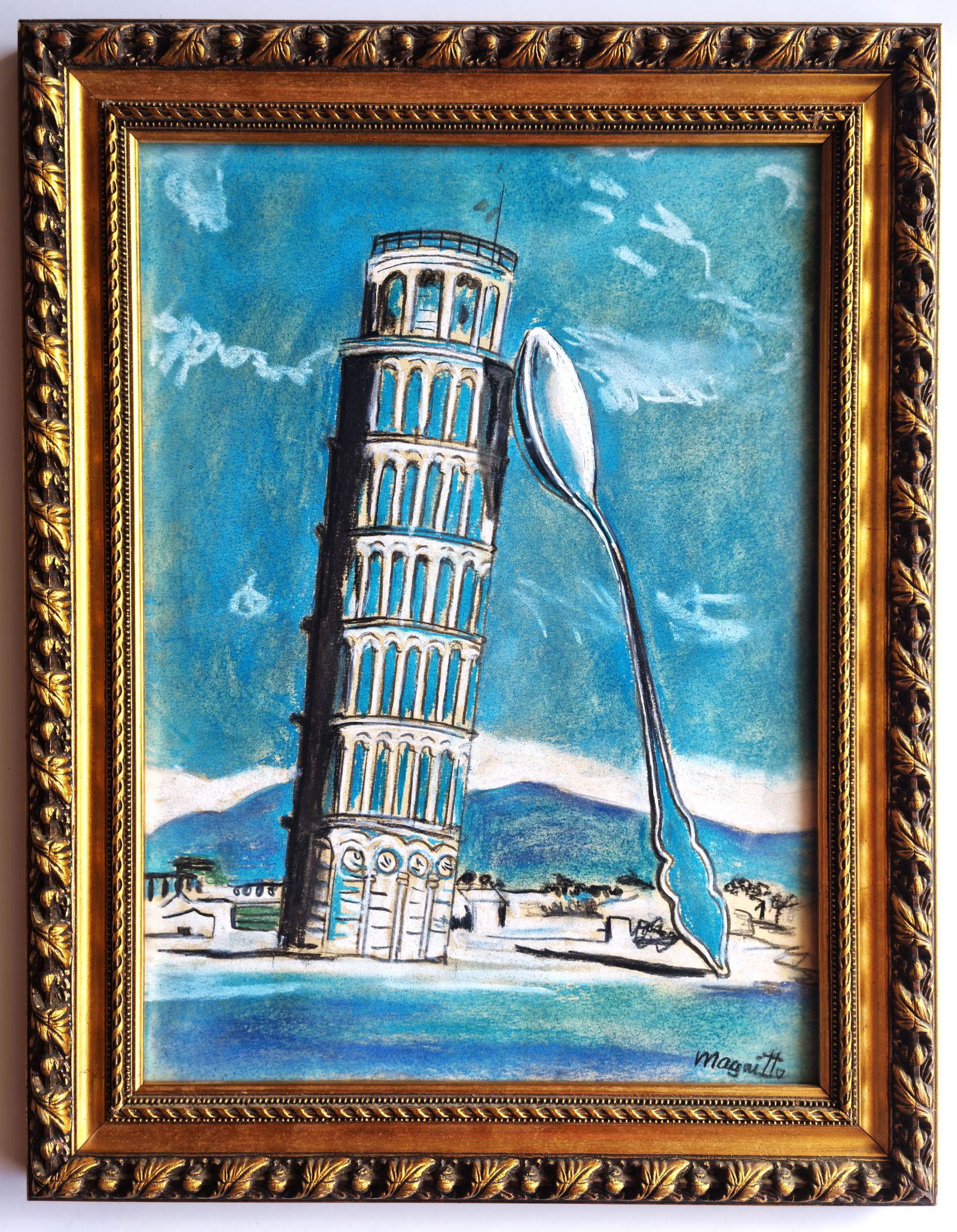 RENE MAGRITTE, drawing hand signed (1 of 2)