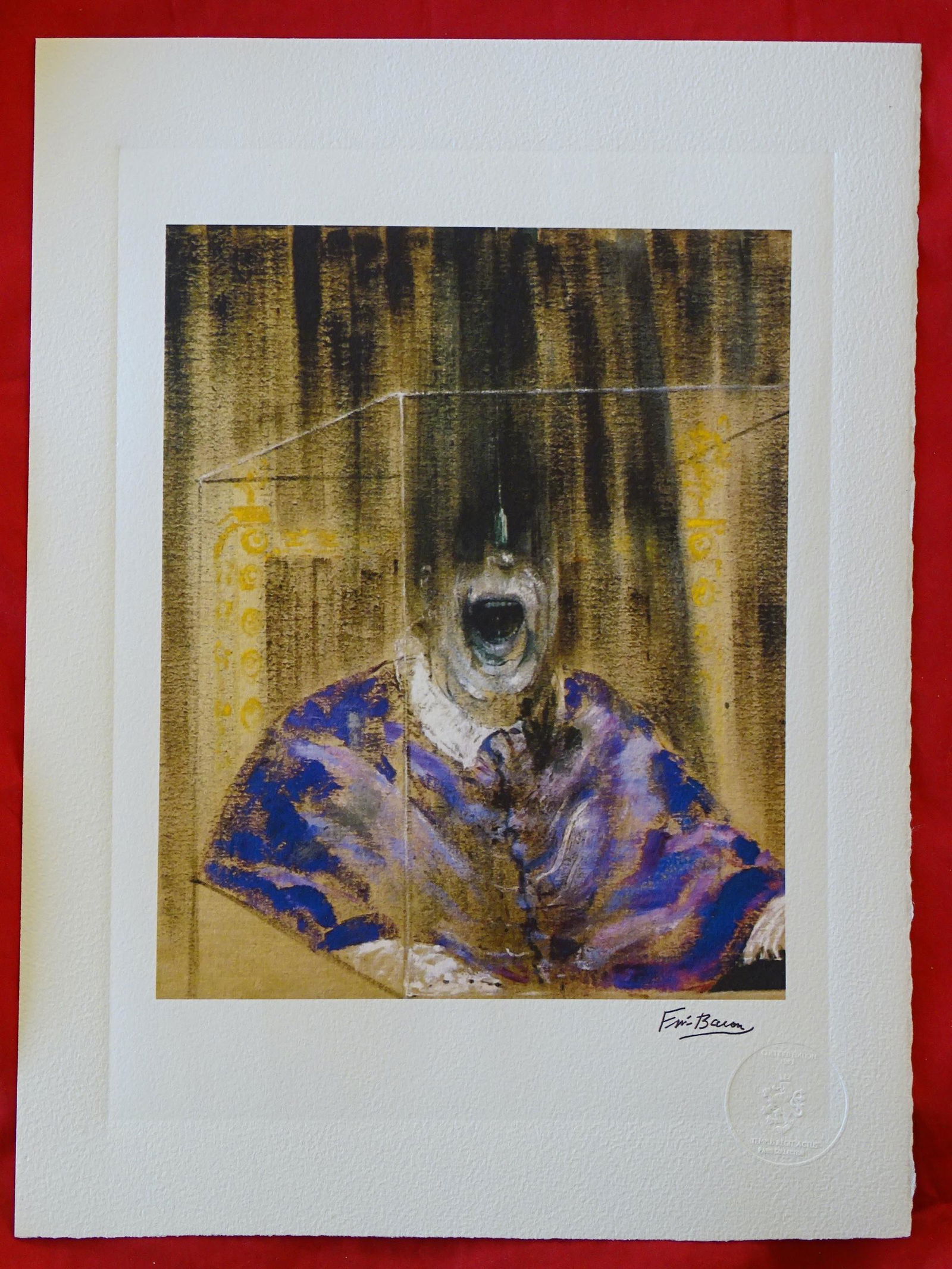 Francis Bacon: Francis Bacon. Limited edition , 38x28cm, phototype heliogravure,exceptional quality and size (38x28.5 cm) by Arts Edition Impression Ars Longa Vita Brevis