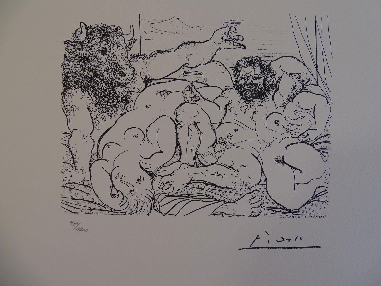 PABLO PICASSO, SPADEM, SIGNED AND HAND NUMBERED (1 of 3)