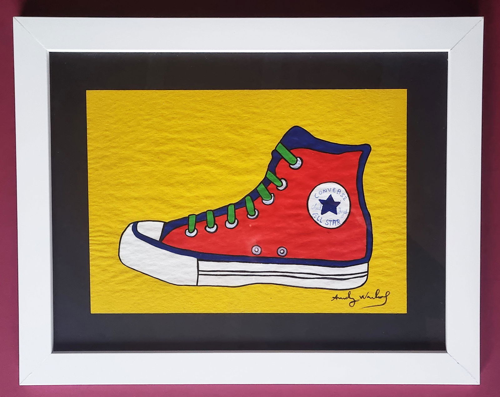 ANDY WARHOL, SIGNED DRAWING (1 of 2)