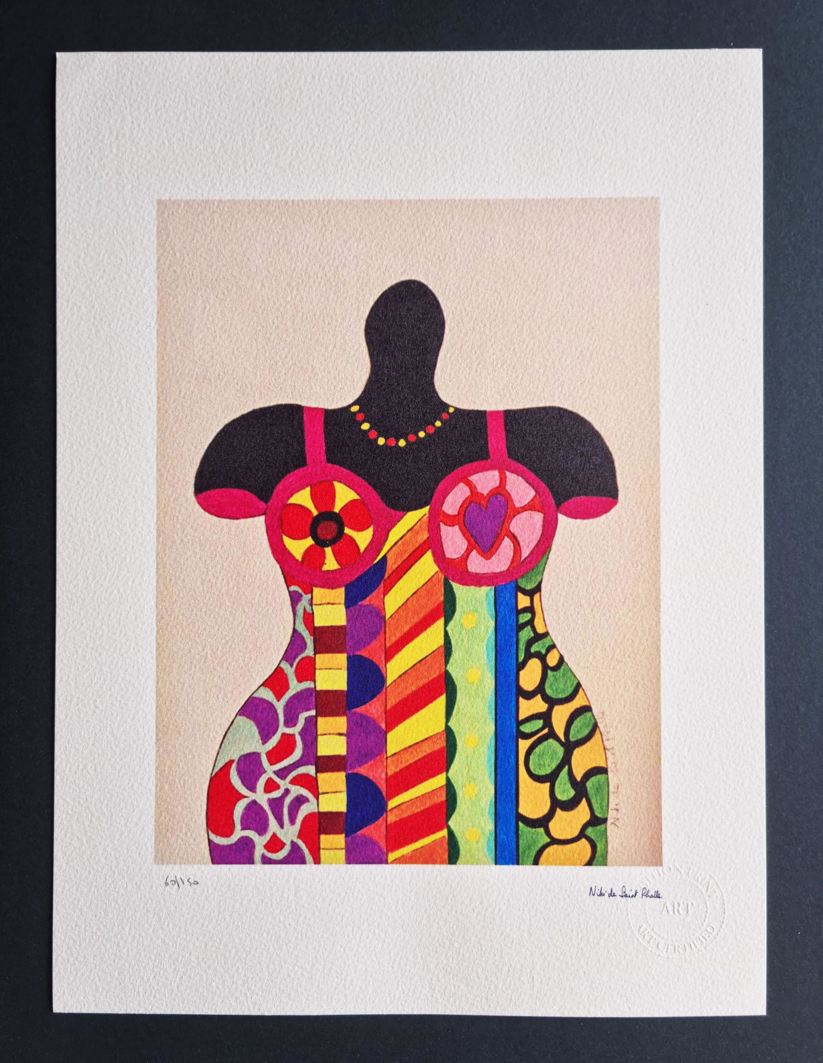 NIKI DE SAINT PHALLE ,LITHOGRAPHIE SIGNED , COA (1 of 5)