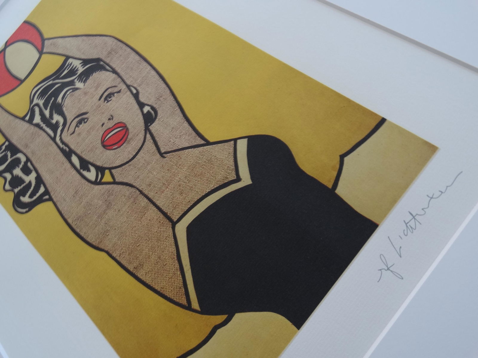 ROY LICHTENSTEIN, SIGNED IN PRINT (1 of 5)